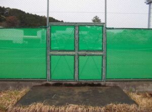 防風・防砂ネット(扉加工)