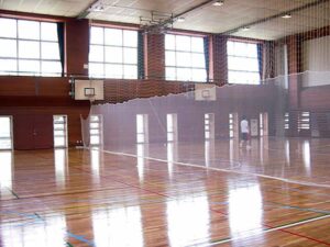 体育館仕切り防球ネット(ミックス)