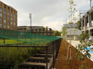 側溝落下防止ネット