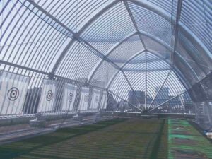 ゴルフレンジ防球ネット