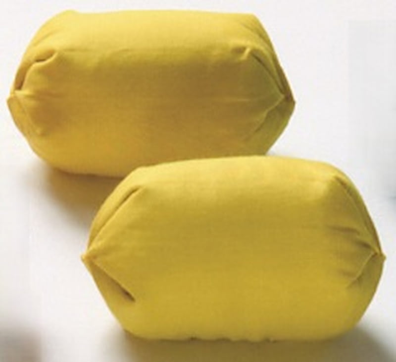 カラー玉 俵型 イエロー