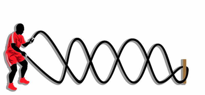 ウエーブロープ使用例